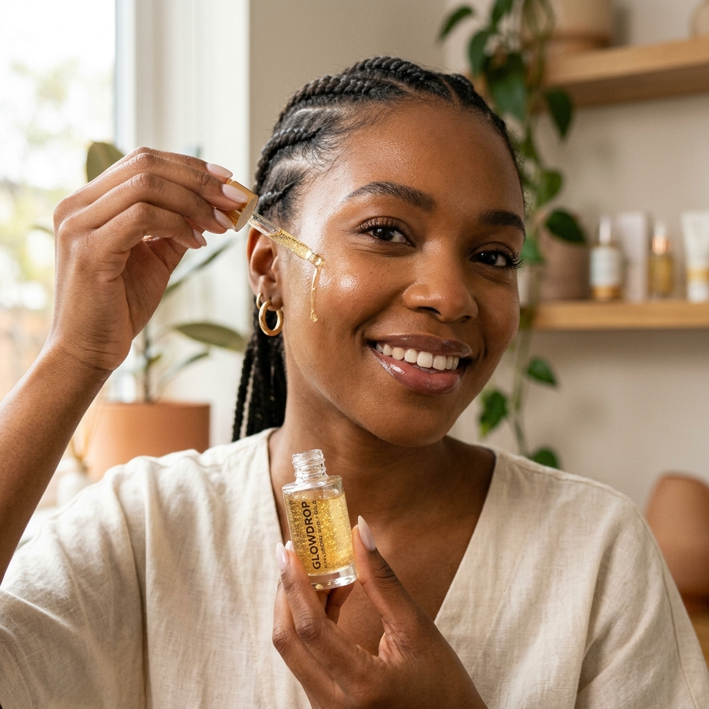 Beauty Serum Dropper Ad